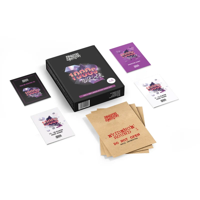 1980s Murder Mystery Game – Boxed Edition
