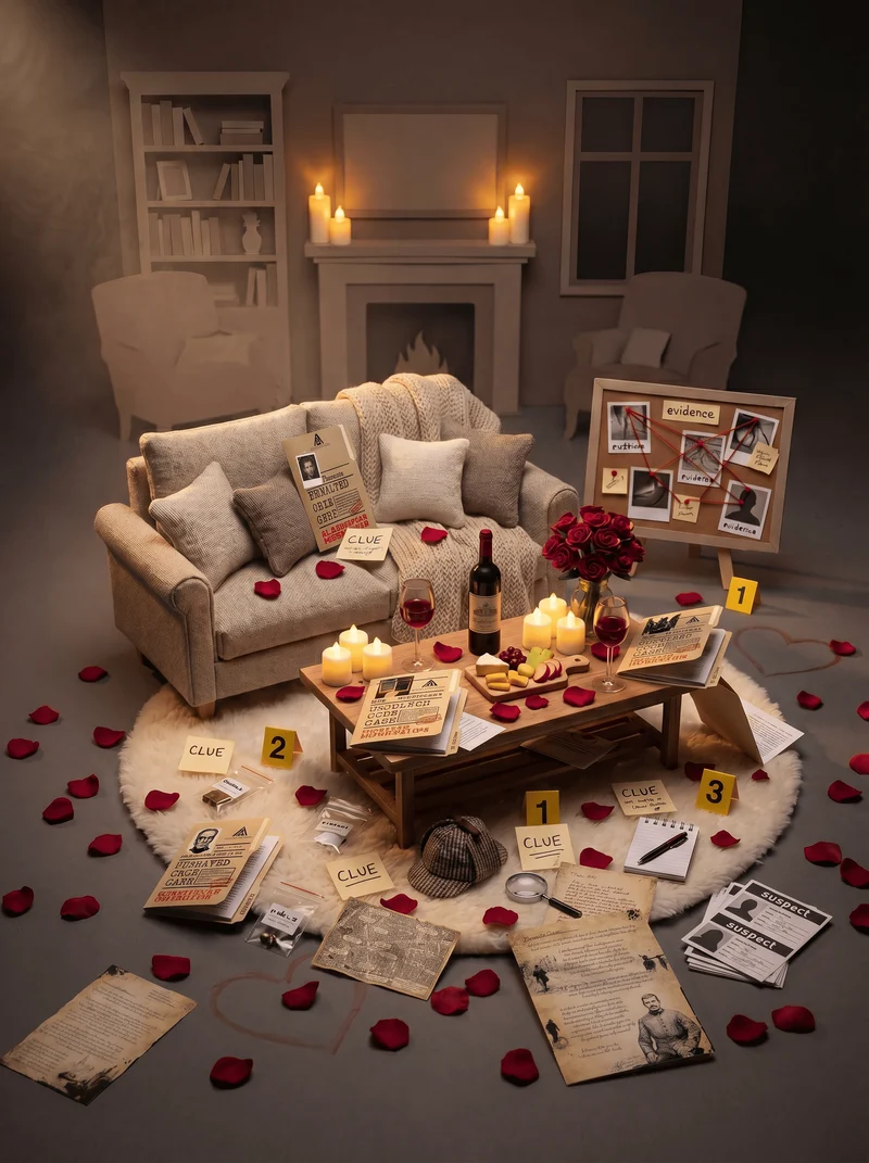 Christmas Unsolved Cold Case File Murder Mystery Game - Where Is Santa Escape Room- Dig