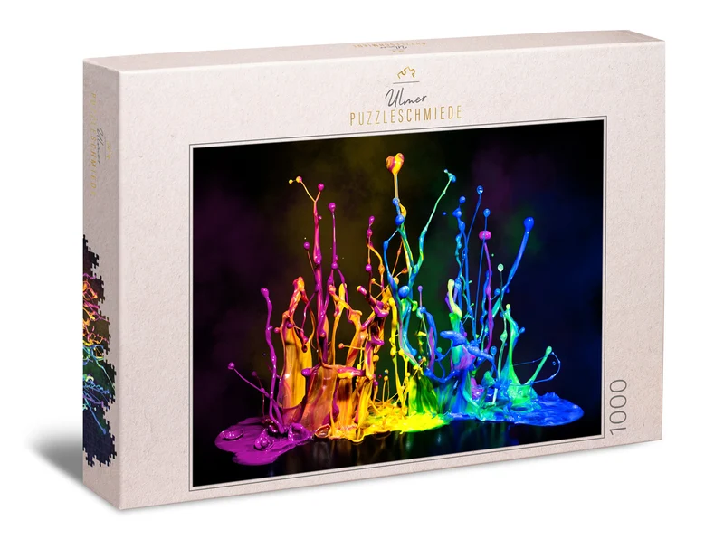Puzzle 1000 Teile "Bounce & Bass" - Farbe & Musik
