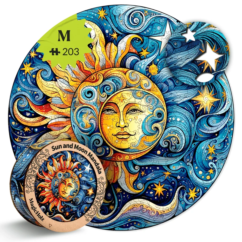 Sonne und Mond Mandala