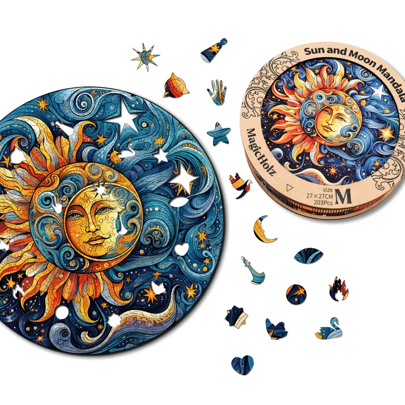 Sonne und Mond Mandala