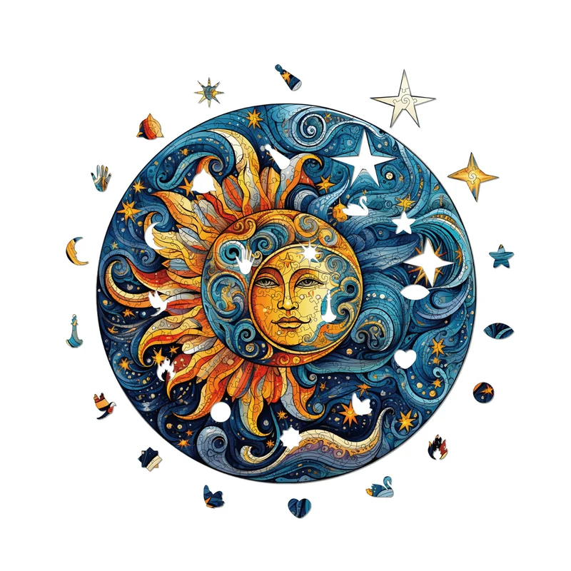 Sonne und Mond Mandala