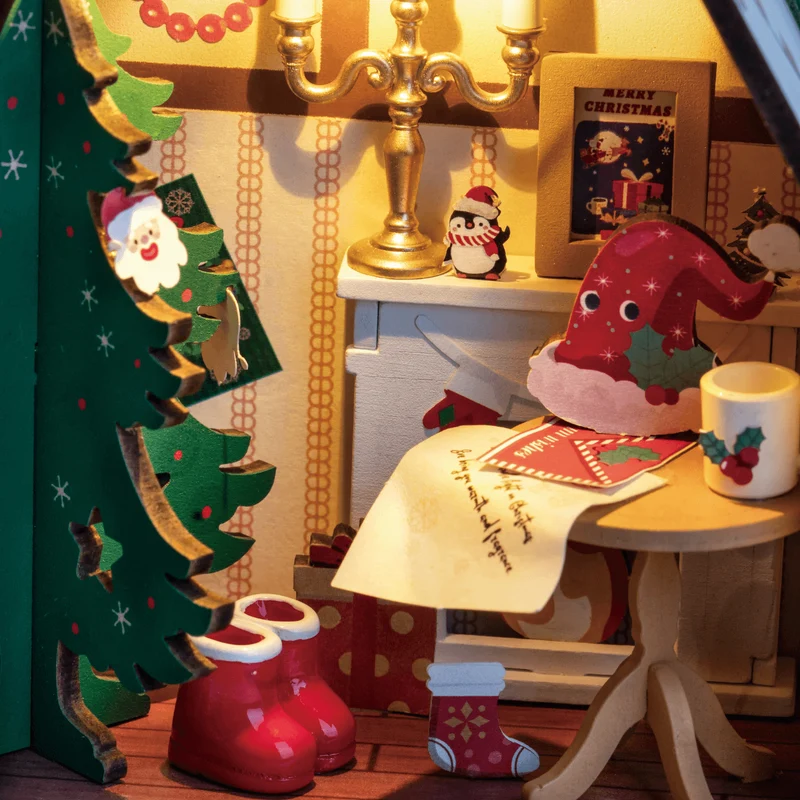 Funkelndes Weihnachtshaus