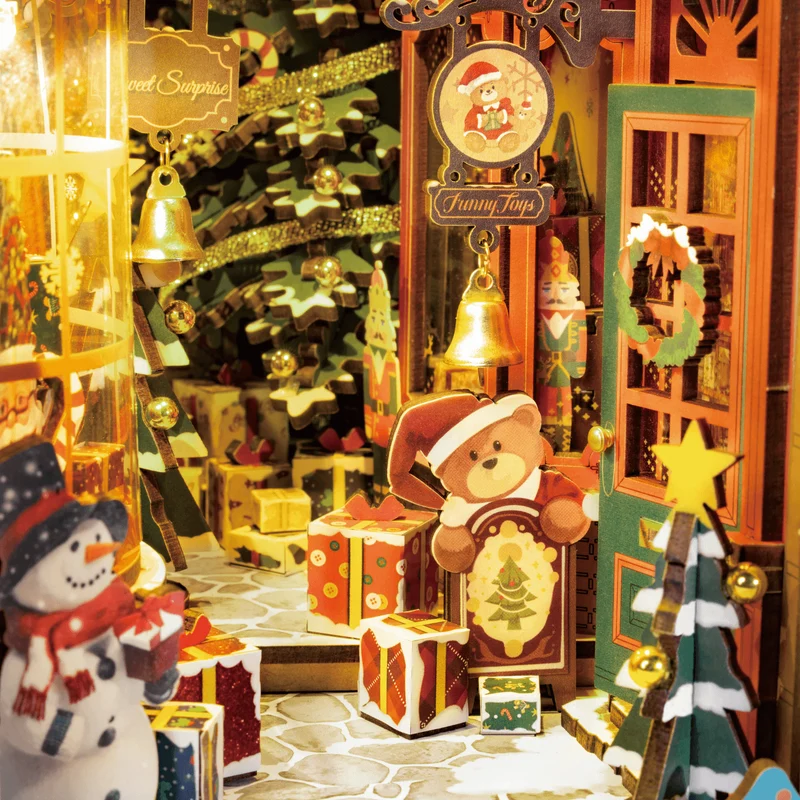 Weihnachtliche Straßenkulisse