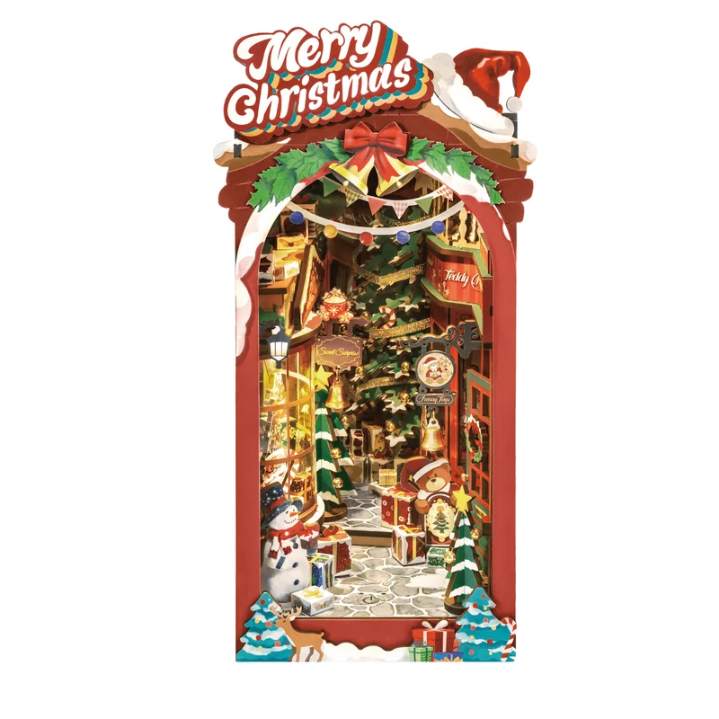 Weihnachtliche Straßenkulisse