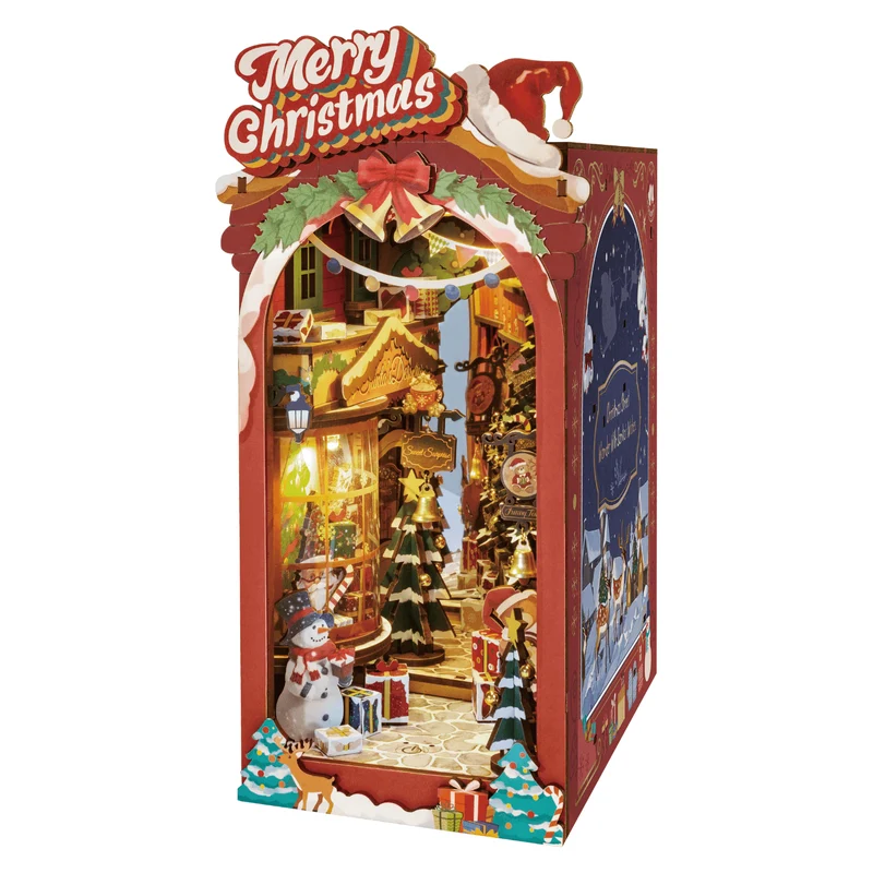 Weihnachtliche Straßenkulisse