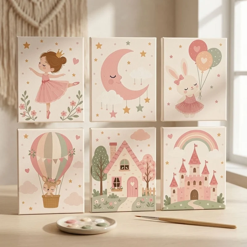 MINI MALEN NACH ZAHLEN | LULU LAND – 6er Set