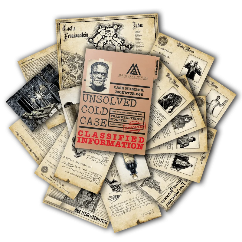 Find Frankenstein’s Brain – Halloween Cold Case File Game
