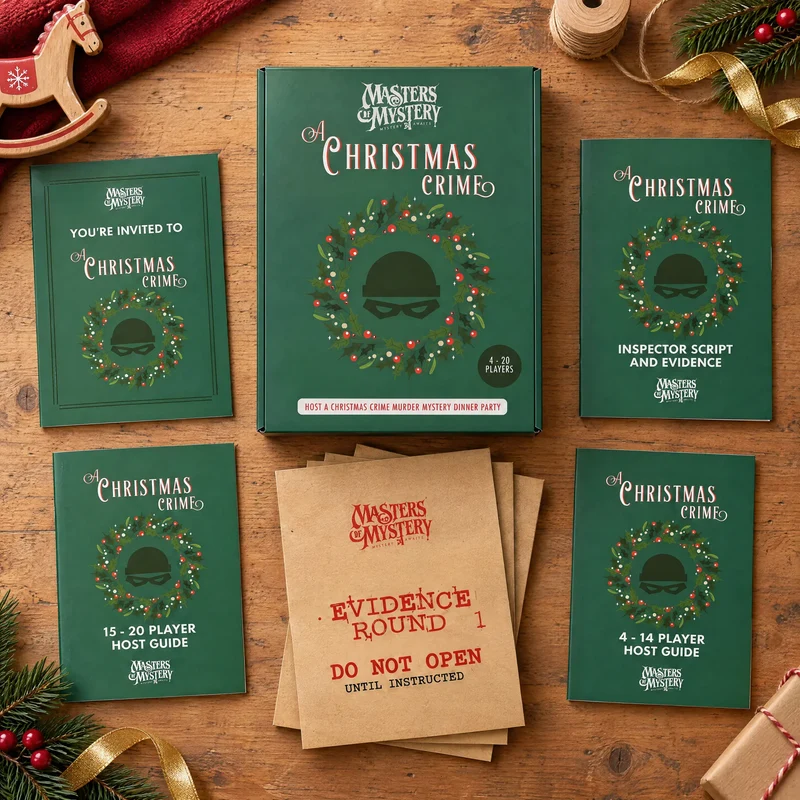 Santa’s Workshop Murder Mystery Game – Boxed Edition