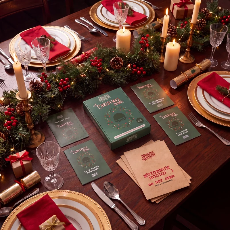 Santa’s Workshop Murder Mystery Game – Boxed Edition