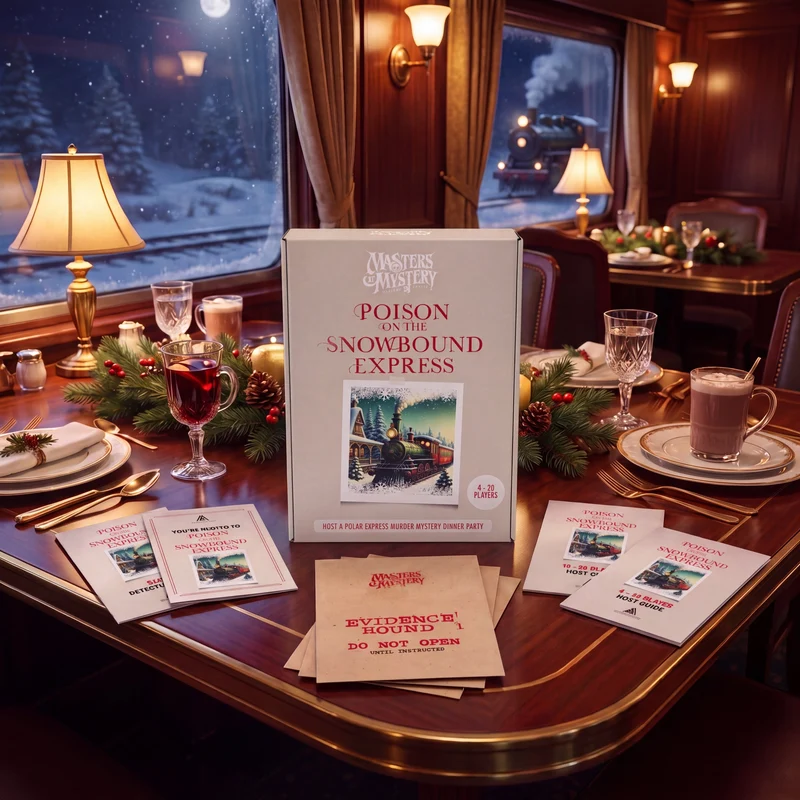 Polar Train Murder Mystery Game – Boxed Edition