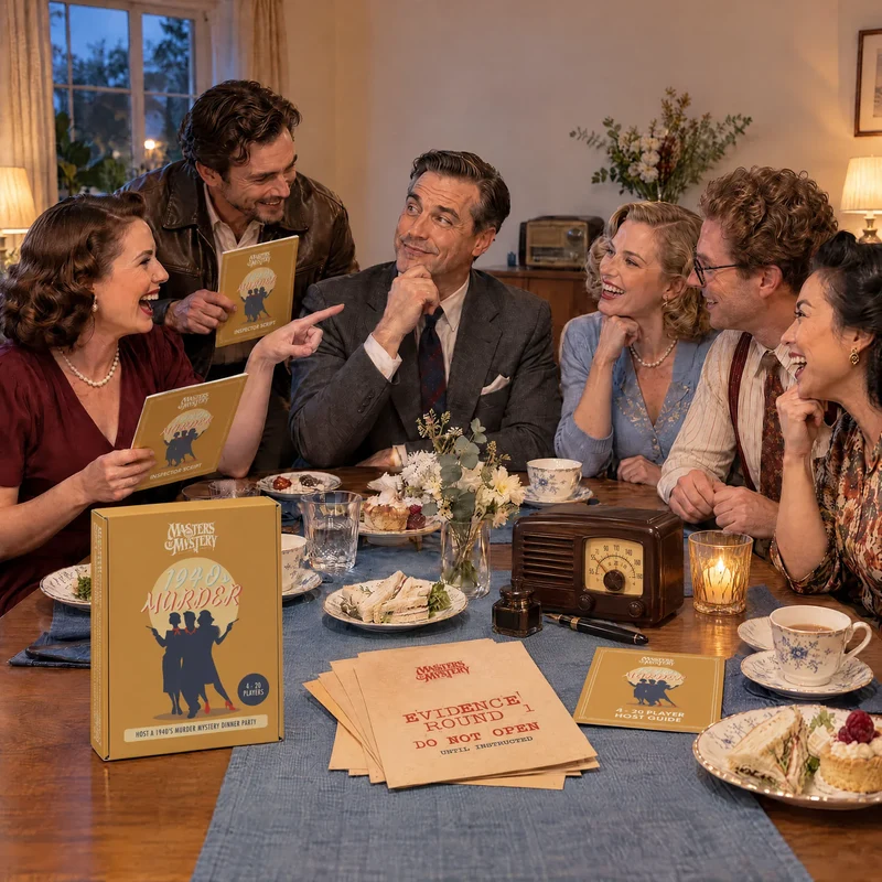 1940s Murder Mystery Host Your Own Game Kit