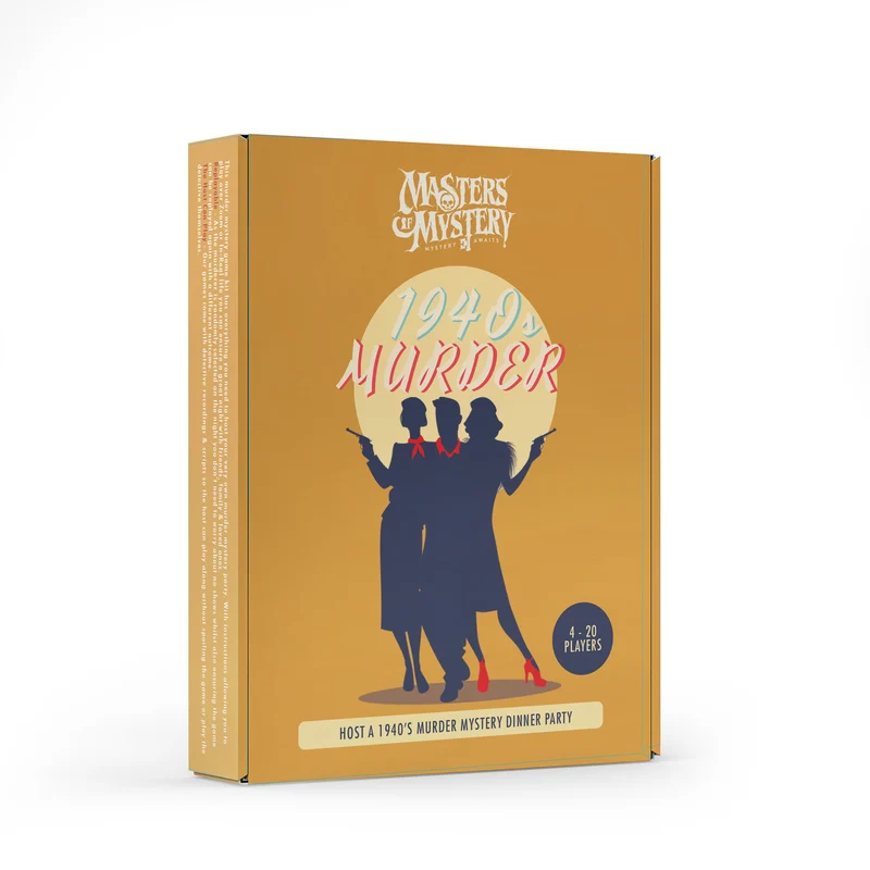 1940s Murder Mystery Host Your Own Game Kit