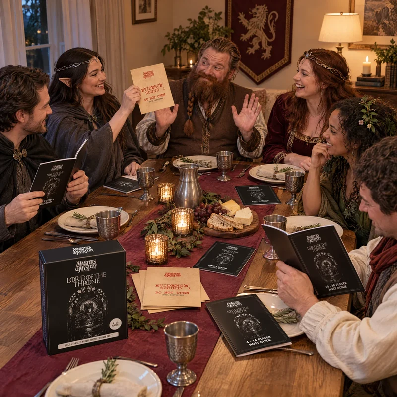 Fantasy Medieval Themed Murder Mystery Host Your Own Game Kit