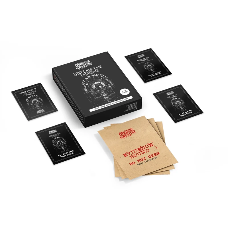Fantasy Medieval Themed Murder Mystery Host Your Own Game Kit