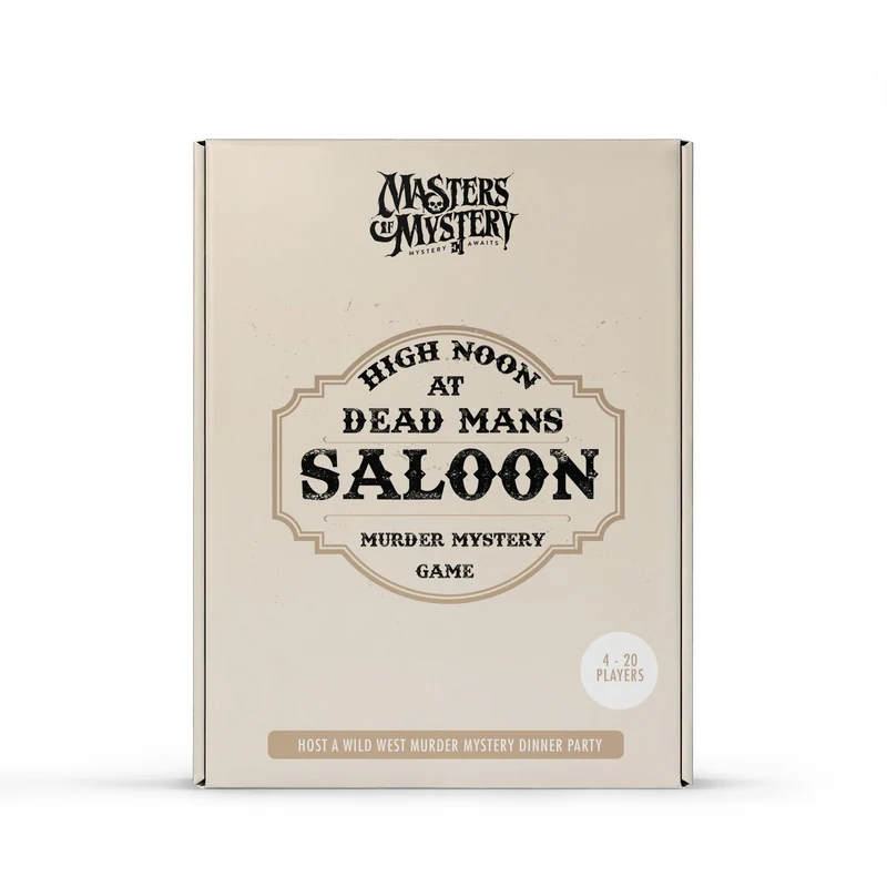 Wild West Cowboy Murder Mystery Game – Boxed Edition