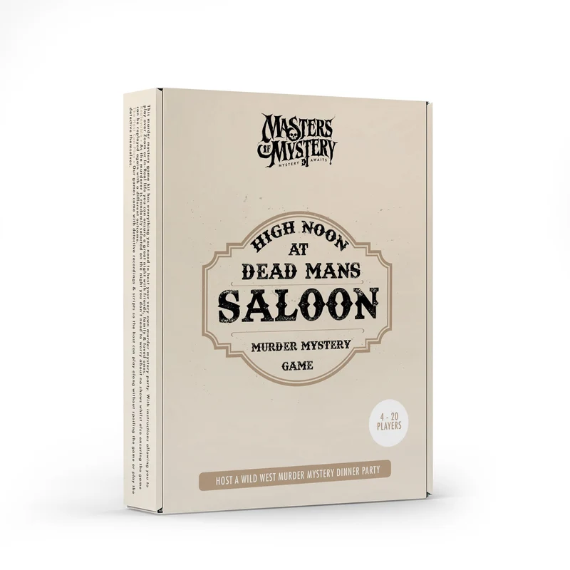 Wild West Cowboy Murder Mystery Game – Boxed Edition