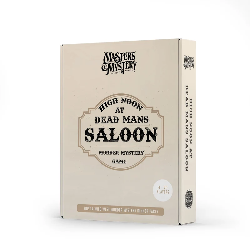 Wild West Cowboy Murder Mystery Game – Boxed Edition