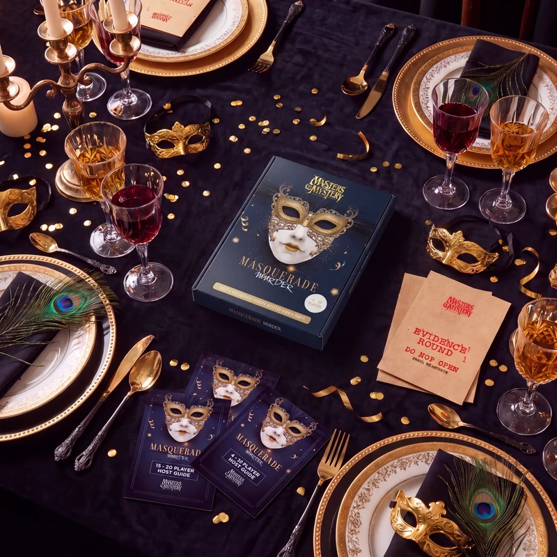 Masquerade Ball Murder Mystery Game – Boxed Edition