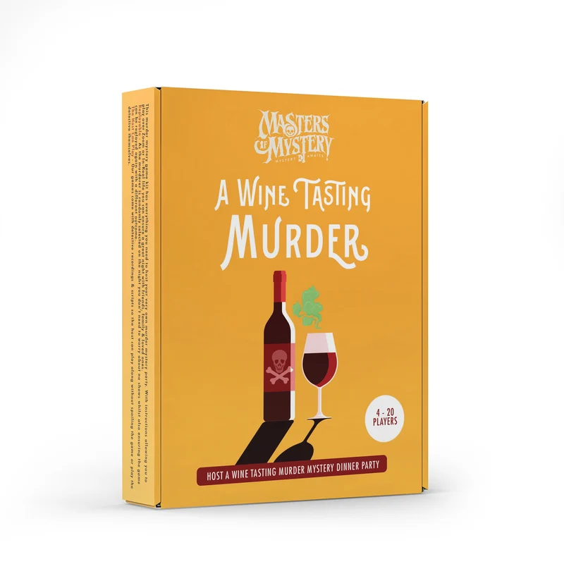 Wine Tasting Murder Mystery Game – Boxed Edition