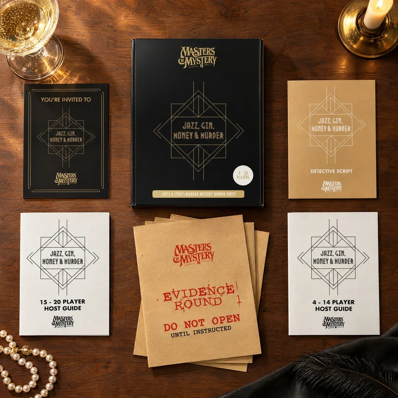 1920s Murder Mystery Game – Boxed Edition