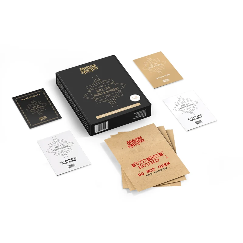 1920s Murder Mystery Game – Boxed Edition