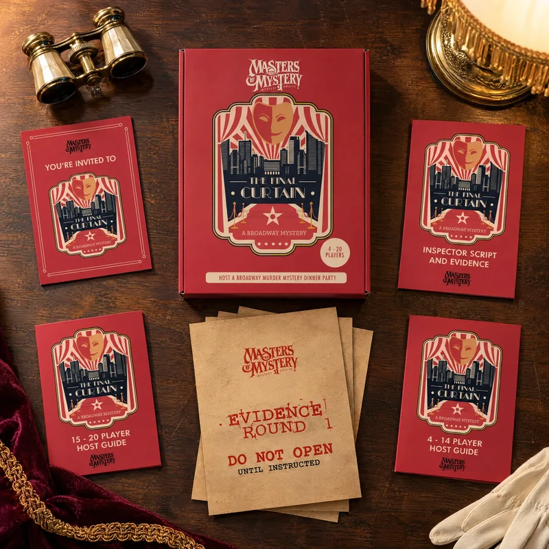 Broadway Murder Mystery Game Kit