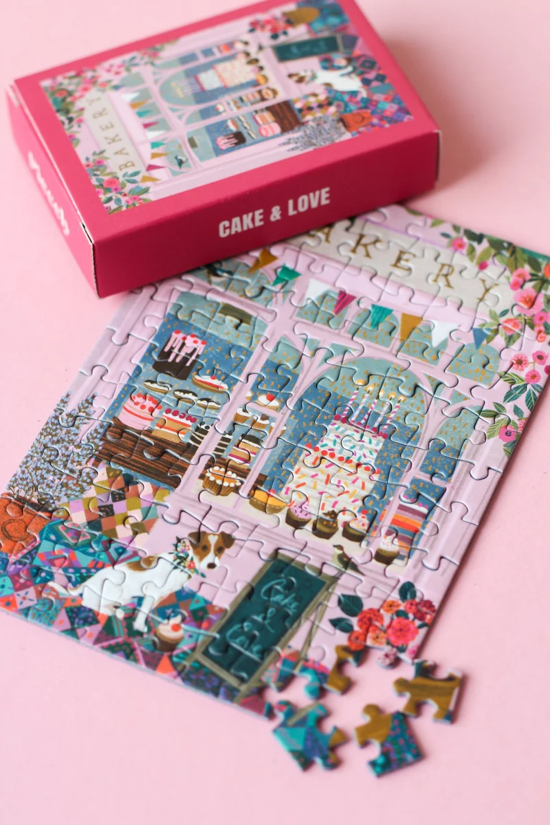 Piecely Cake & Love Minipuzzle, 99 Teile