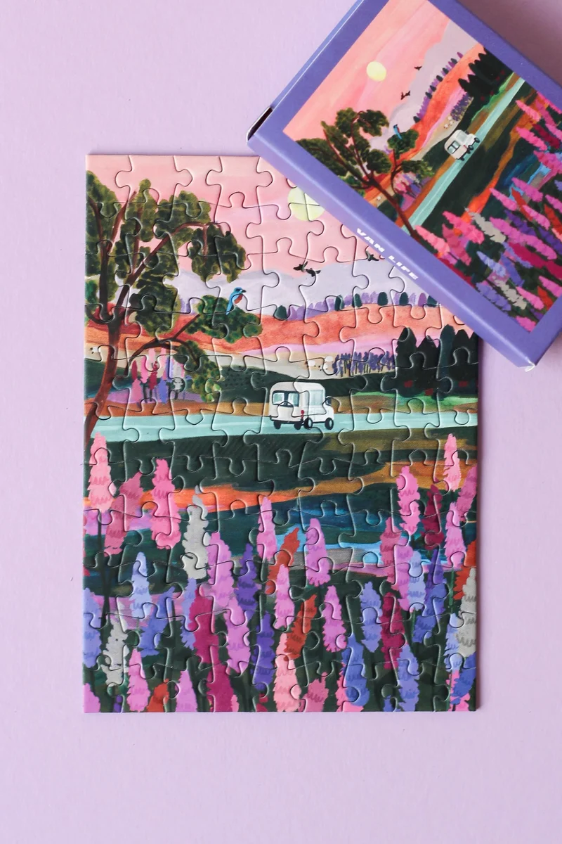Piecely Van Life Minipuzzle, 99 Teile