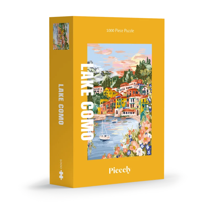 Piecely Lake Como Puzzle, 1000 Teile