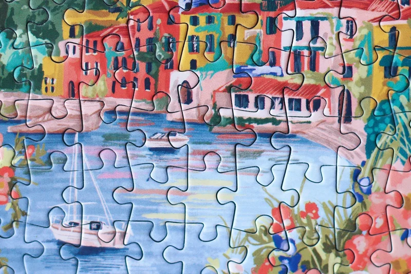 Piecely Lake Como Minipuzzle, 99 Teile