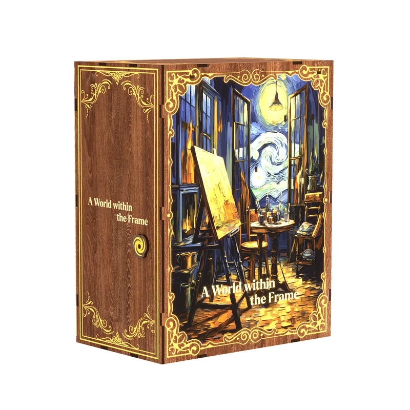 Van Gogh Book Nook | Sternennacht aus Saint-Rémy