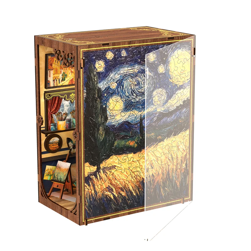 Van Gogh Book Nook | Sternennacht aus Saint-Rémy
