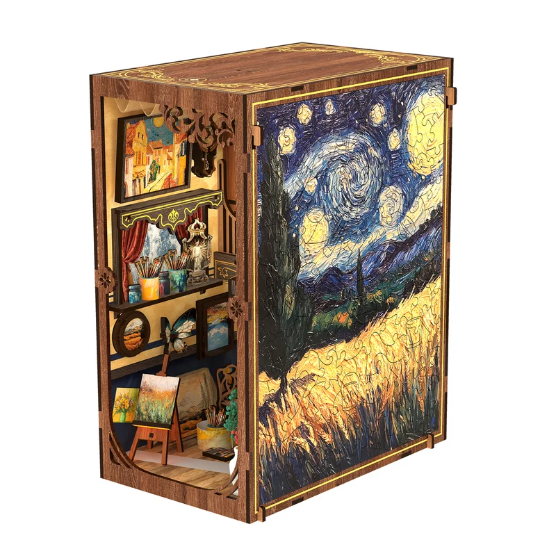 Van Gogh Book Nook | Sternennacht aus Saint-Rémy