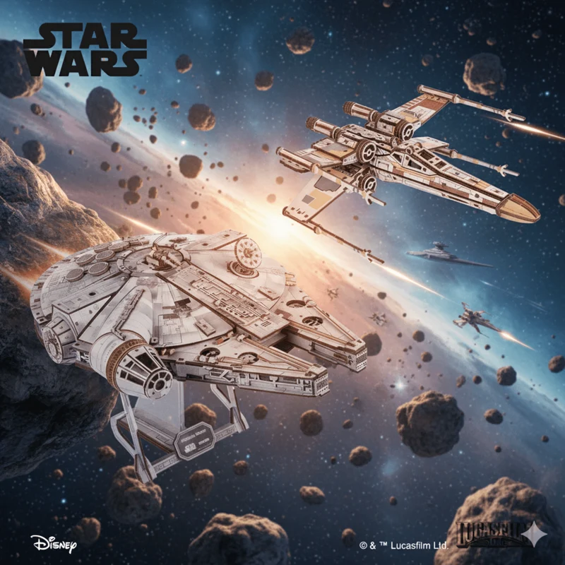 Galaktisches Collectors Set X-Wing & Millennium Falcon