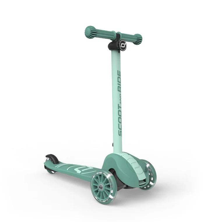 Dreirad-Kinderroller- Highwaykick 3S, Forest
