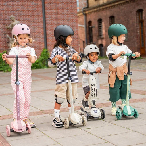 Dreirad-Kinderroller- Highwaykick 3S, Rose