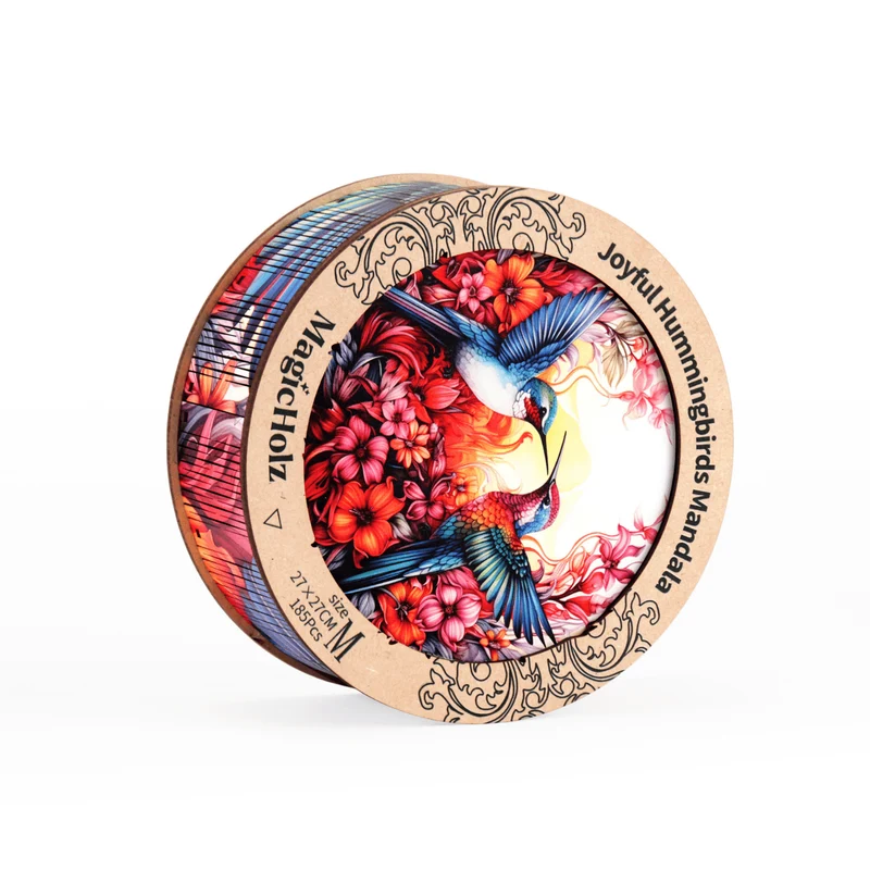 Fröhliche Kolibris Mandala