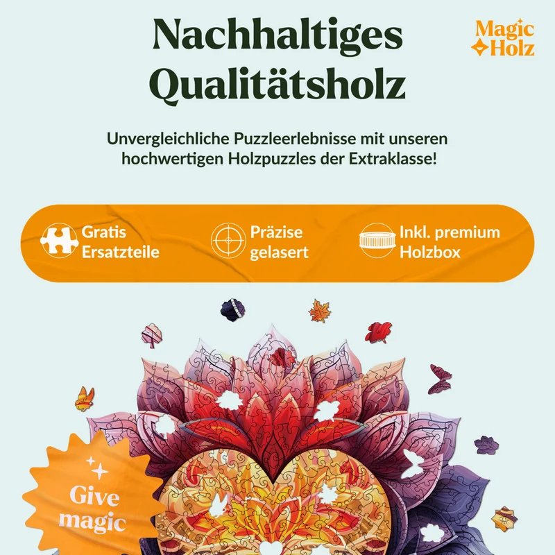 Blühendes Herz Mandala