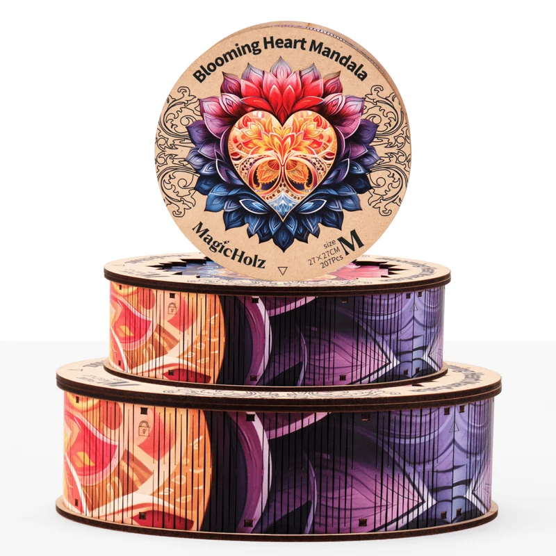 Blühendes Herz Mandala