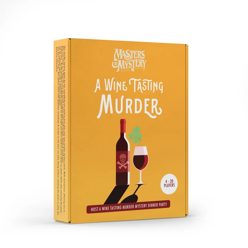 A Wine Tasting Themed Murder Mystery Game Kit