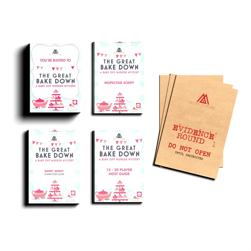 Expansion Pack - Bake Off Themed Mystery Game Kit