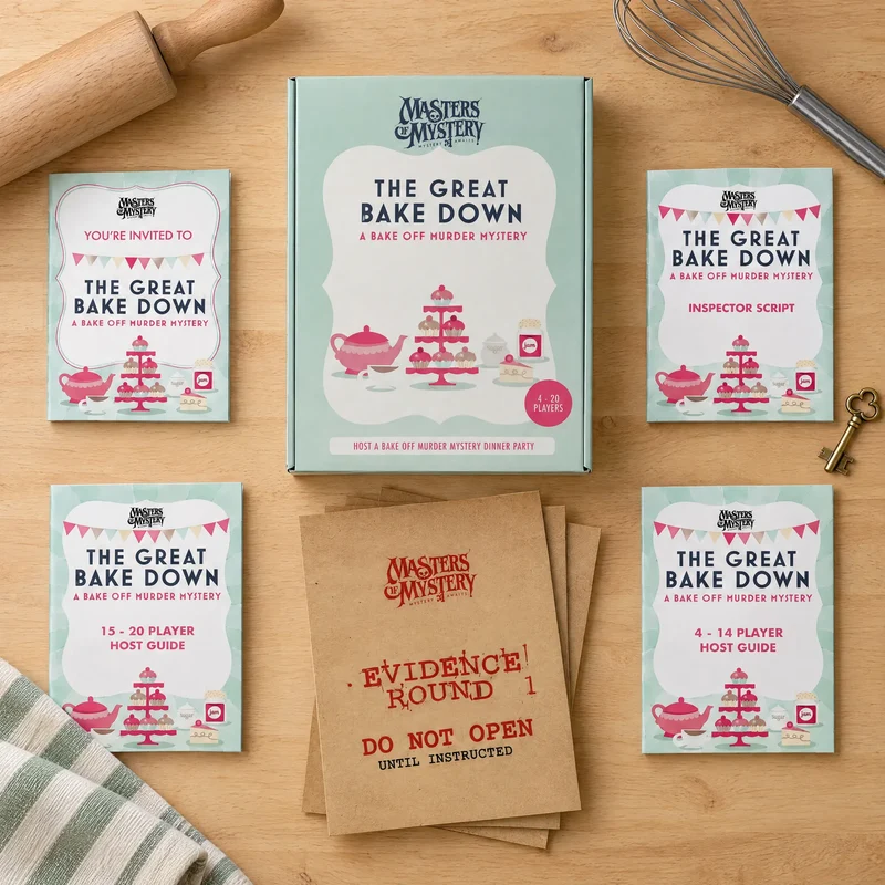 Bake Off Themed Murder Mystery Game Kit