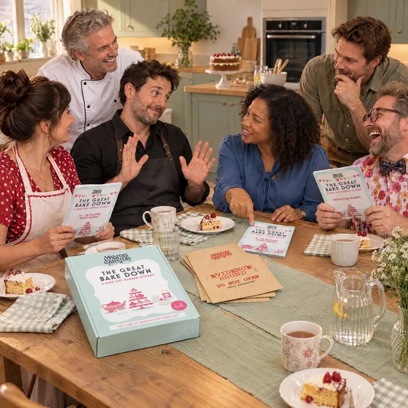 Bake Off Themed Murder Mystery Game Kit