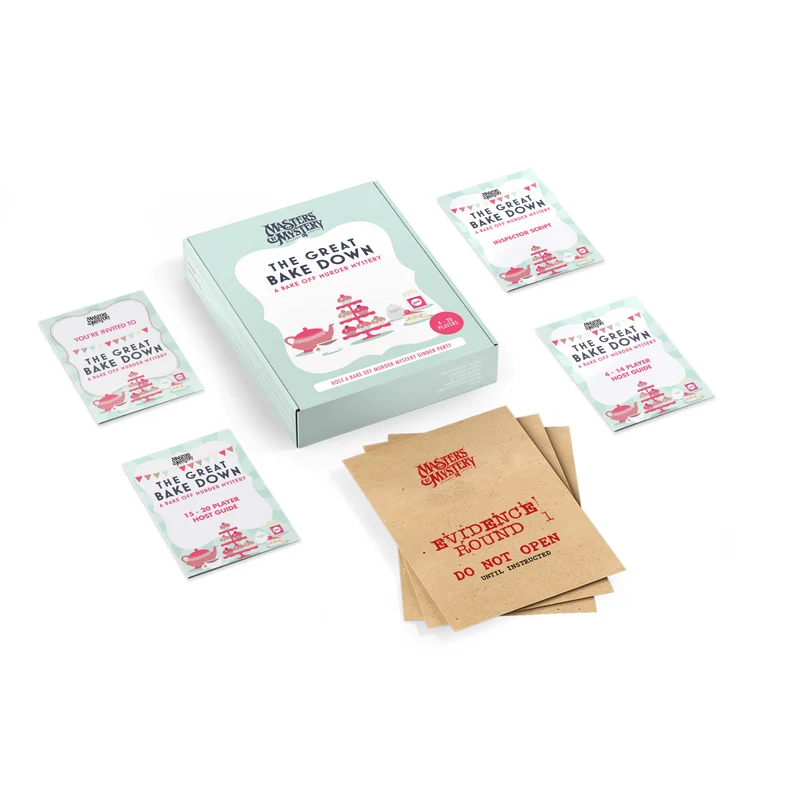 Bake Off Themed Murder Mystery Game Kit