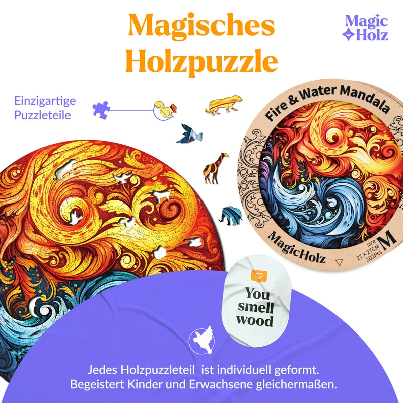 Feuer und Wasser | Mandala
