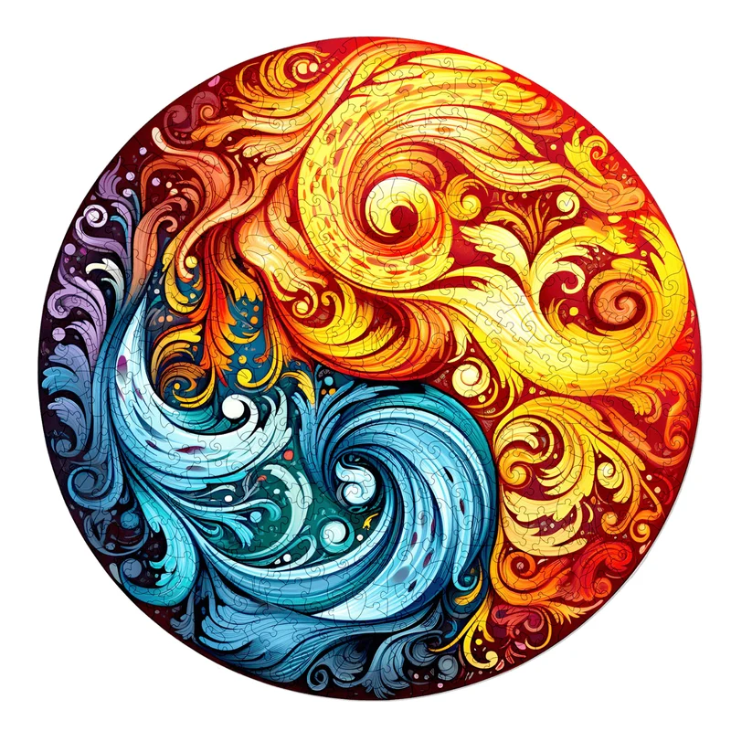 Feuer und Wasser | Mandala