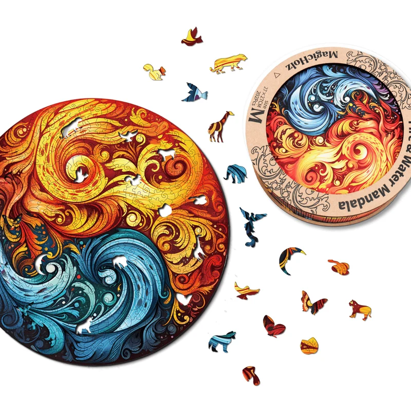 Feuer und Wasser | Mandala