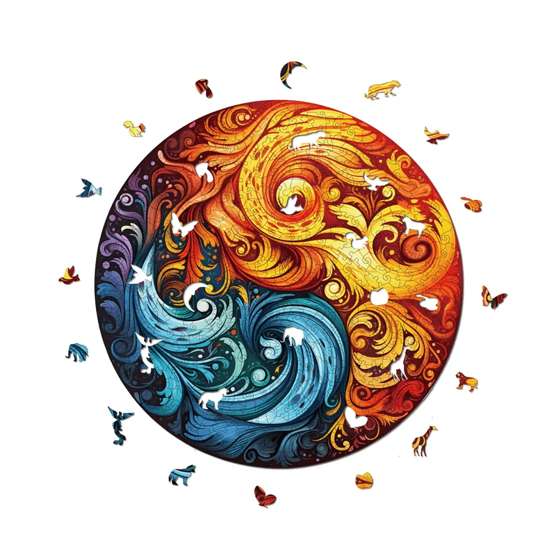 Feuer und Wasser | Mandala