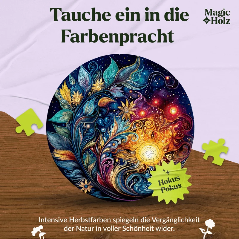 Mystische Blumen Galaxie Mandala